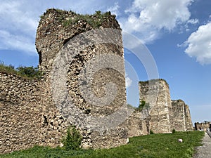 Medieval fortified city Smederevo fortress or Smederevo`s 15th century fortress / Smederevska tvrÄ‘ava ili Smederevska utvrda