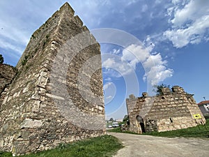 Medieval fortified city Smederevo fortress or Smederevo`s 15th century fortress / Smederevska tvrÄ‘ava ili Smederevska utvrda