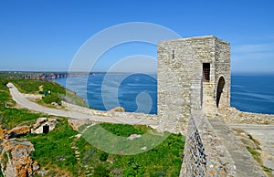 Medieval fortress on Cape Kaliakra, Black Sea