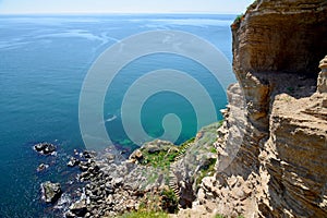 Medieval fortress on Cape Kaliakra photo