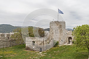 Medieval fortress in city of Kavala, East Macedonia and Thrace, Greece