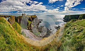 Medieval fortress Dunnottar Castle (Aberdeenshire, Scotland)