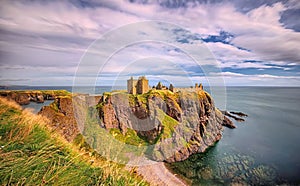 Medieval fortress Dunnottar Castle (Aberdeenshire, Scotland)