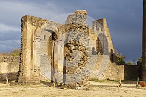 Medieval fortress in Gondar, Ethiopia, UNESCO World Heritage site