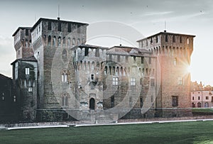 Medieval fortress - Gonzaga Saint George castle Mantua Italy