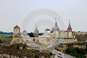 The medieval fortress in Kamenets Podolskiy, Ukrai