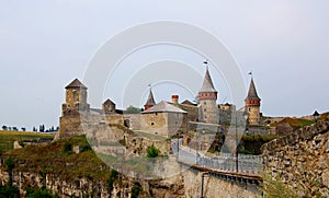 The medieval fortress in Kamenets Podolskiy, Ukrai