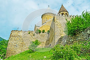 The medieval fortress in Mtskheta-Mtianeti Region