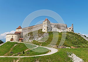 Medieval fortress in Rasnov, Romania