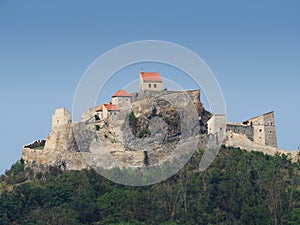 Medieval fortress in Rupea city, Transylvania, Romania