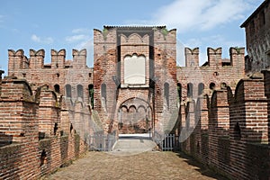 Medieval fortress in Soncino, Italy