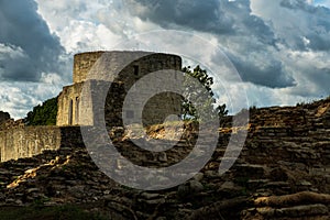 Medieval fortress of XIII century in Koporye, Leningradskaya Oblast, Russia