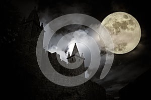 Medieval full moon photo