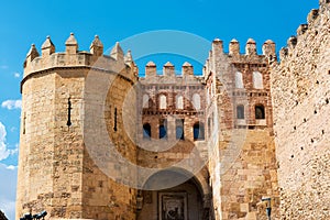 Medieval gate of San Andres in Segovia