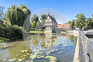 Medieval gatehouse and bridge of the Steinfurt Castle