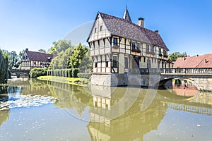 Medieval gatehouse and bridge of the Steinfurt Castle