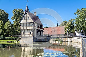 Medieval gatehouse and bridge of the Steinfurt Castle