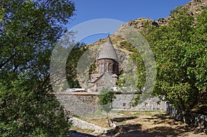 Medieval Geghard monastery complex