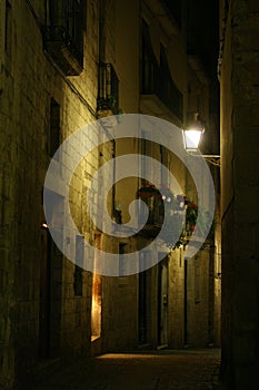 Medieval Girona by Night 2 photo