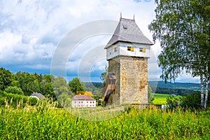 Medieval Gothic Fortress with renovated tower