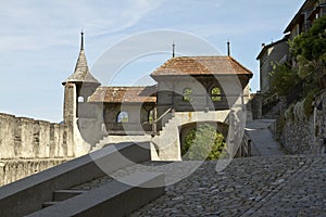 Medieval Gruyeres gate