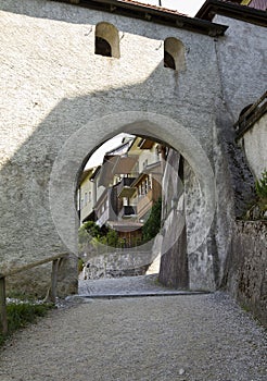 Medieval Gruyeres gate