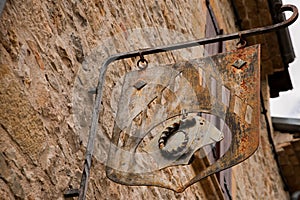 Medieval guild sign photo