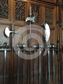 Medieval Halberds & Swords