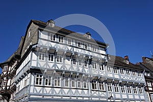 Medieval half-timber house in Goslar, Germany