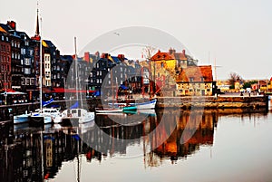 Medieval harbor of Honfleur