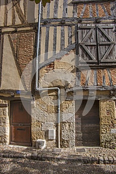 Medieval house facade