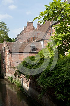 Medieval House, Great Beguinage, Groot Begijnhof, Leuven, Belgium