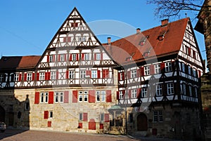 Medieval house in Stuttgart-Esslingen town centre
