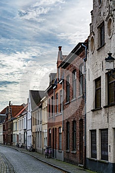 Medieval houses in Bruges