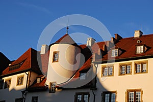 Medieval houses exterior, Stuttgart, Germany