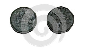 Medieval India Suri Dynasty Copper Coin photo