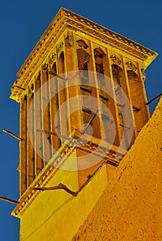 Medieval iranian wind tower photo