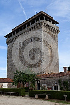 Medieval keep of Bazoges-en-Pareds