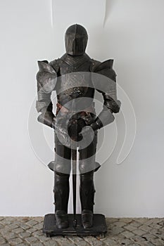 The Medieval knight armor
