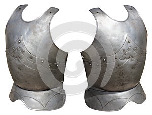 Medieval knight armor photo