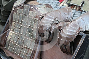 Medieval knight armor