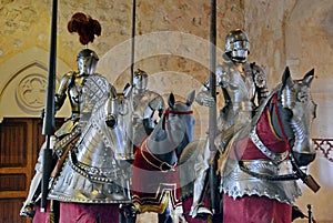 Medieval knight armor