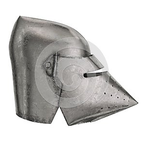 Medieval Knight Bascinet Helmet