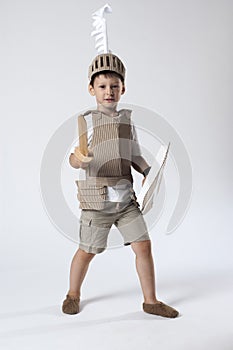 Medieval knight child