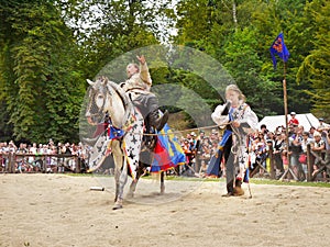 Medieval Knight Horse Riding, Prague Castle