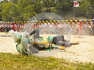 Medieval Knight Horse Riding, Prague Castle