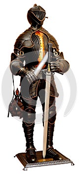 Medieval knight's panoplies