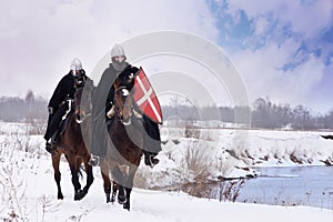 Medieval knights of St. John (Hospitallers)