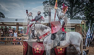 Medieval Knights at Warwick Castle