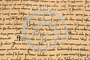 Medieval latin script